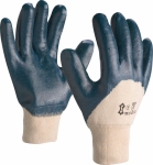 Gants milieux huileux enduit nitrile 3/4 dos T9