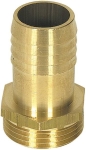 Raccord laiton mâle 3/4" cannelé 25mm