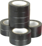 Ruban adhésif isolant PVC noir 15mmx10m - lot de 10 pcs Ruban adhésif isolant PVC noir 15mmx10m - lot de 10 pcs
