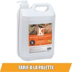 Nettoyant mains d'atelier orange parfum agrumes - bidon de 4,5L avec pompe