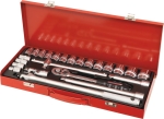 Coffret de douilles 1/2" - 24 pcs