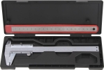 Pied à coulisse 150mm 1/20 avec jauge de profondeur et réglet - coffret