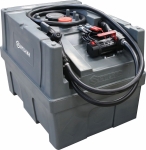 Cuve de ravitaillement gasoil PE 200L avec kit pompe à gasoil 12V 40 l/min