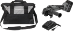 Meuleuse d'angle 125mm 20V - 1 batterie 4Ah Li-ion - chargeur - sac de transport Meuleuse d'angle 125mm 20V - 1 batterie 4Ah Li-ion - chargeur - sac de transport