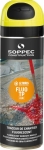 Peinture traceur de chantier 12 mois jaune fluo - aérosol 500ml