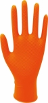 Gants jetables nitrile orange T9 - Boîte de 100 pcs