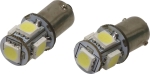 Ampoule témoin LED 12V 1,5W BA9s - blister de 2 pcs