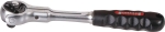 Cliquet 1/4" 72 dents réversible tête boule 360° avec bouton poussoir