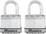 Cadenas acier à clés - lot de 2 pcs