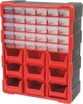 Armoire de rangement plastique 30 tiroirs et 9 boîtes à bec 380x160x470mm