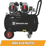 Compresseur silencieux 100L 8 bar 4CV 230V