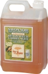 Savon noir liquide à l'huile de lin parfum amande - bidon de 5L