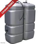 Cuve de stockage gasoil PEHD 1000L double paroi pré-équipée