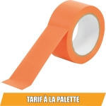 Ruban adhésif PVC bâtiment orange 0,13x50mm 33m