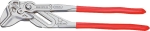 Pince clé gainée 400mm avec bouton poussoir