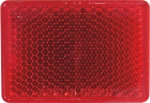 Catadioptre rectangle 56x39mm adhésif rouge