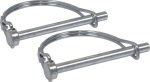 Goupilles à arceau 6mm 76mm - blister de 2 pcs