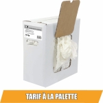 Chiffon blanc textile polycoton - carton distributeur de 10kg