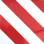 Plaque alu réfléchissante simple face 423x423mm - lot de 2 pcs