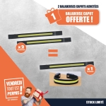 OPE VTEP - Lot de 3 baladeuses "capot" LED souple 1000 lumens avec support magnétique réf.82368 dont 1 offerte