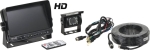 Kit caméra de recul 12/24V - écran couleur 7"/caméra/câble 15m/télécommande