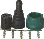 Connecteur de branchement vert pour lanterne droite - blister