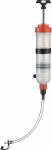 Seringue à huile plastique translucide 1500ml avec tuyau 400mm