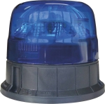 Gyrophare LED flash fixation à plat bleu