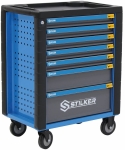 Servante d'atelier 7 tiroirs composée de 147 outils - modules mousse