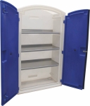 Armoire de rétention 100% PEHD 3 étagères inox pour produits corrosifs Armoire de rétention 100% PEHD 3 étagères inox pour produits corrosifs