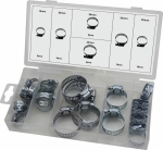 Collier à crémaillère ajouré acier zingué 9mm de 16 à 40mm - coffret de 26 pcs