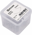 Agrafes plates pour agrafeuse thermique 0,8mm - lot de 100 pcs