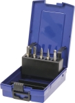 Fraise métallique sur tige Ø tête 6mm - coffret PVC de 5 pcs