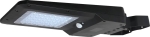 Lampadaire solaire LED 1600 lumens 15W avec détecteur