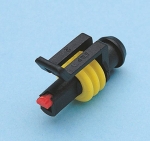 Connecteur étanche femelle 1 voie 1,5mm² - lot de 10 pcs Connecteur étanche femelle 1 voie 1,5mm² - lot de 10 pcs