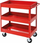 Servante d'atelier métallique 3 plateaux 725x365x780mm Servante d'atelier métallique 3 plateaux 725x365x780mm