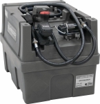 Cuve de ravitaillement gasoil PE 200L avec kit pompe à gasoil avec plateforme 20V Li-ion et 1 batt 4Ah