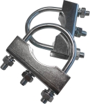 Bride pour roue jockey ronde 70mm - lot de 2 pcs