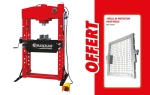 Presse d'atelier manuelle et pneumatique 75T bati soudé