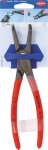 Pince coudée à 90° 200mm pour circlips extérieur 40/100mm - carte