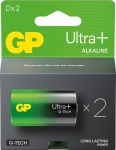 Blister de 2 piles "Ultra Plus" LR20 D Alcaline Blister de 2 piles "Ultra Plus" LR20 D Alcaline