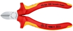Pince coupante de côté 125mm bi-matière chromée 1000V