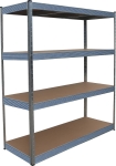 Etagère métallique à emboîter 4 tablettes bois 1500x600x1800mm max 2T