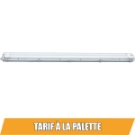 Boîtier étanche LED 1200mm + 2 tubes T8 2x18W 3600 lumens 4000K