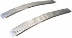 Rampes aluminium incurvées 400kg 2000mm - lot de 2 pcs