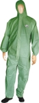Combinaison de protection jetable avec capuche type 5/6 55 g/m² verte XXL Combinaison de protection jetable avec capuche type 5/6 55 g/m² verte XXL