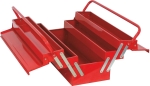 Caisse à outils métallique 5 compartiments 550x200x209mm