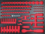 Module mousse vide - finition carbone pour douilles ¼’’ et ½’’