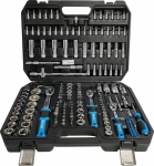 Coffret de douilles 1/4" 3/8" 1/2" - 172 pcs