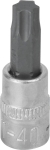 Douille tournevis 1/4" avec embout 37mm Torx® T40 Douille tournevis 1/4" avec embout 37mm Torx® T40